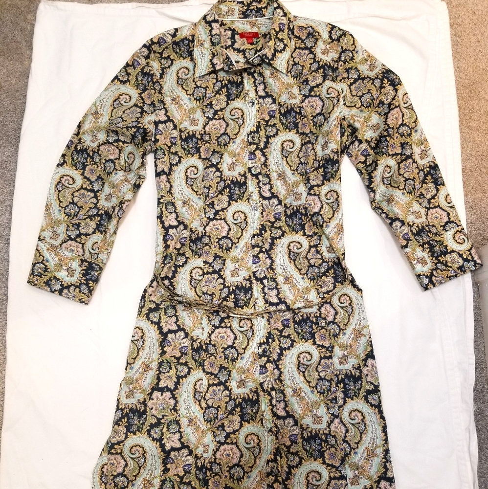 Talbots button down dress